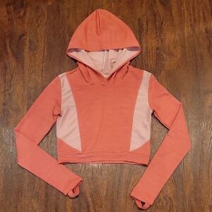 FP Movement Long Sleeve Hooded Cropped Top